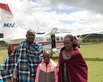 From left: Nicholas, Samuel and Mary Kulakul.