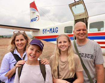 Photo of Paula and her family