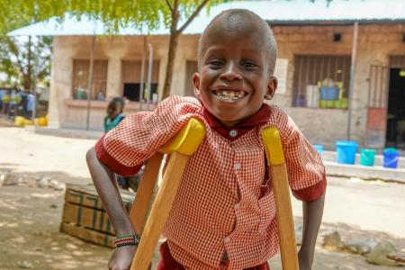 A portrait of Given during the CURE mobile clinic in Lodwar