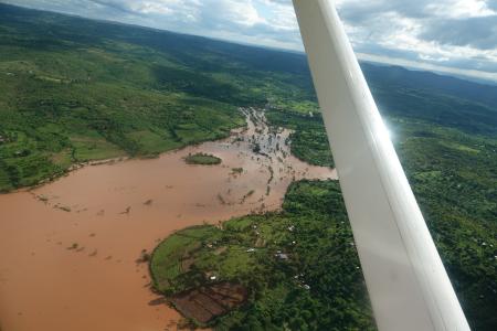 Pictures taken on May 9, 2024, as the first survey flight left Wilson Airport in Nairobi and went north towards the Rift Valley where severe flooding and landslides had been reported. Flooding was visible around Lake Naivasha. The aircraft then circled around Lake Baringo Province where severe flooding was again visible around the lake shores.  The aircraft overflew the following main locations:   Gichiengo, Lake Naivasha, Lake Baringo, Laiipia National Reserve, Kiambere Dam, Gitaru Dam, Masigna Dam and Ta