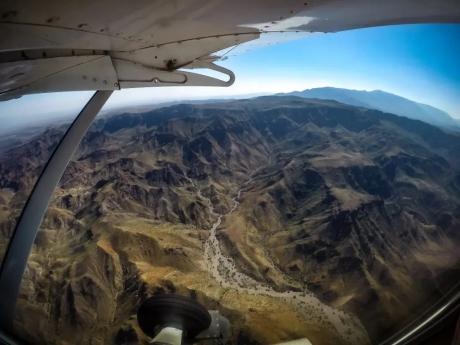 Now Joost & Ruth must navigate Kenyan mountains in a small plane (credit: Mark Hewes)