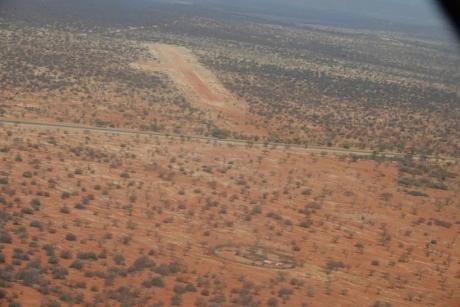 Dirt airstrip – Archers Post, Samburu County, north Kenya (credit: Jacqueline Mwende)