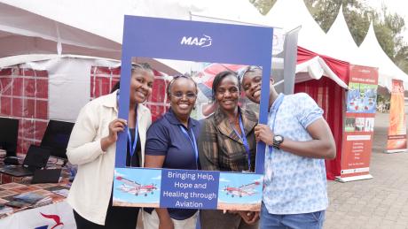 Carol Wangari, Nancy Kuria, Caren Moracha and Levi Shume from EARH